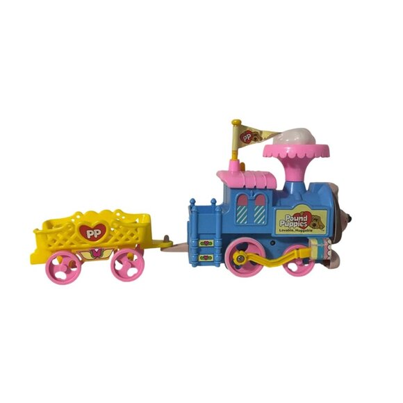 Pound Puppies Getaway Railroad Train Set Lovable & Huggable - Picture 1 of 4